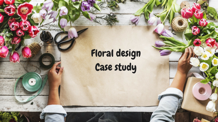 Floral design case study dla techników florystów.